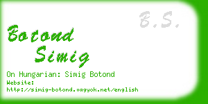 botond simig business card